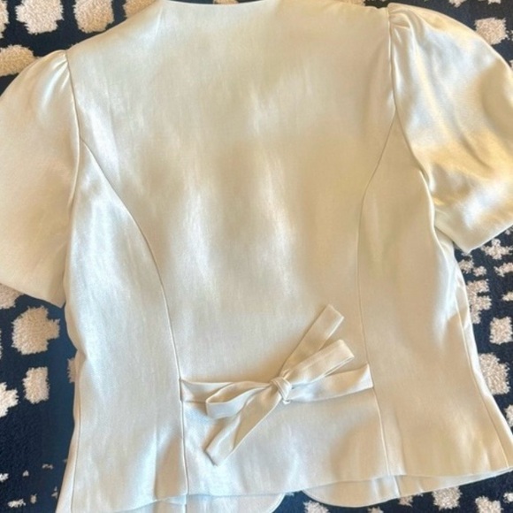 Reformation Mika Two Piece In Cream, brand new, no flaws, without tags. - Picture 12 of 13